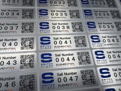 พิมพ์ฉลากสินค้าสีเงิน