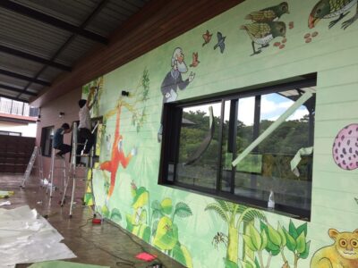 พิมพ์สติ๊กเกอร์ผนังโรงเรียน