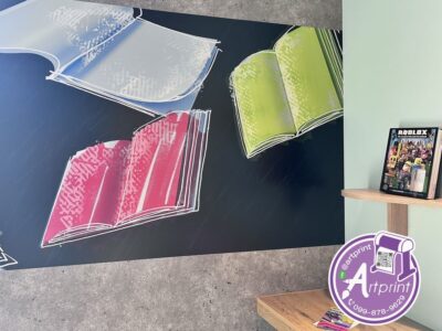 พิมพ์สติ๊กเกอร์ผนังโรงเรียน