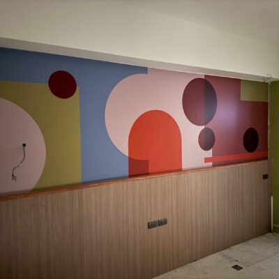 พิมพ์สติ๊กเกอร์ผนังโรงแรม