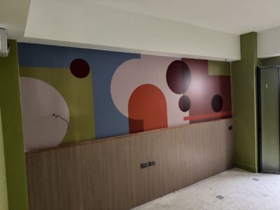 พิมพ์สติ๊กเกอร์ผนังโรงแรม