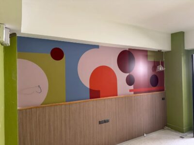 พิมพ์สติ๊กเกอร์ผนังโรงแรม