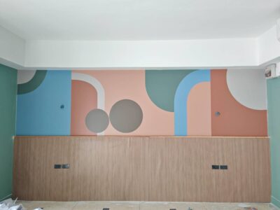 พิมพ์สติ๊กเกอร์ผนังโรงแรม