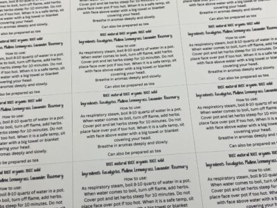 รับพิมพ์ฉลากสินค้า PP