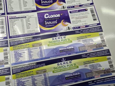 สติ๊กเกอร์ฉลากสินค้ากันน้ำ