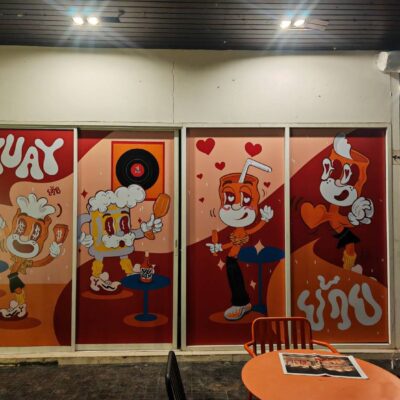 สติ๊กเกอร์ซีทรูติดกระจก