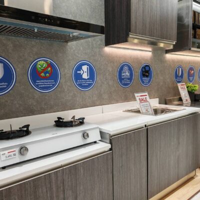 สติ๊กเกอร์ตกแต่งผนังร้าน