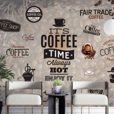 สติ๊กเกอร์ตกแต่งผนังร้าน