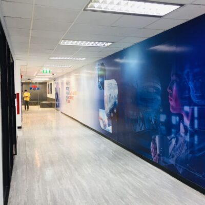 สติ๊กเกอร์ตกแต่งผนังสำนักงาน