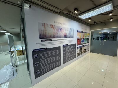 สติ๊กเกอร์ตกแต่งผนังสำนักงาน