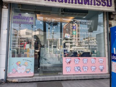 สติ๊กเกอร์ติดกระจกหน้าร้าน