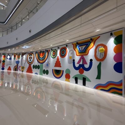 สติ๊กเกอร์ติดกำแพง