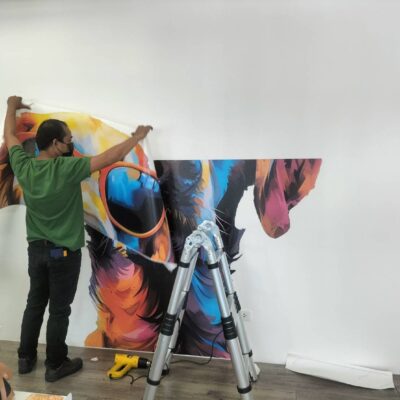 สติ๊กเกอร์ติดผนัง พร้อมติดตั้ง