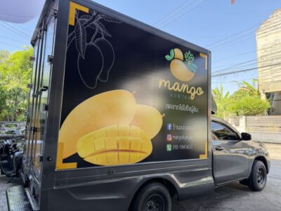 บริการติดสติ๊กเกอร์รถโฆษณา