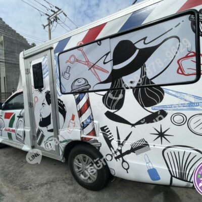 สติ๊กเกอร์ติดรถส่งของ Delivery