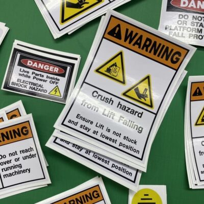 Safety Sticker Print