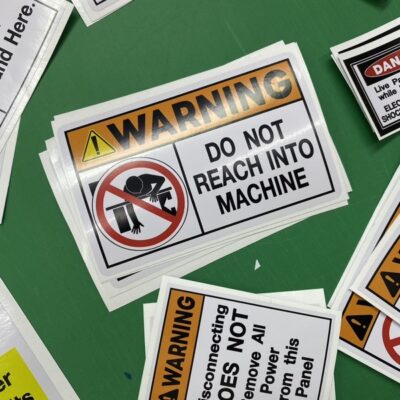 Safety Sticker Print