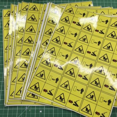 Safety Sticker Print