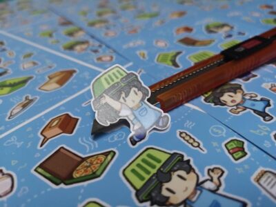 พิมพ์ ไดคัท สติ๊กเกอร์การ์ตูน