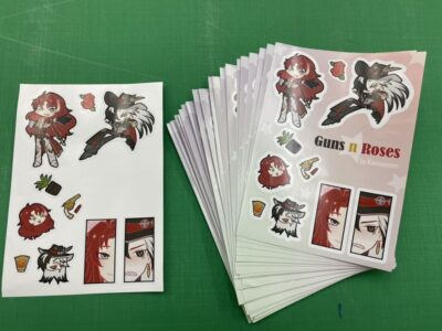 พิมพ์ ไดคัท สติ๊กเกอร์การ์ตูน