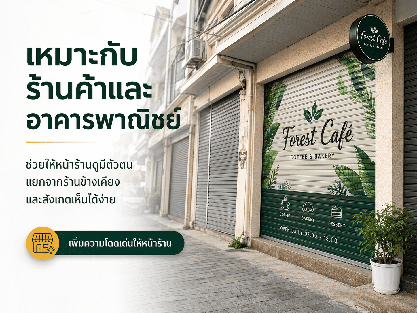 สติ๊กเกอร์ติดประตูม้วน