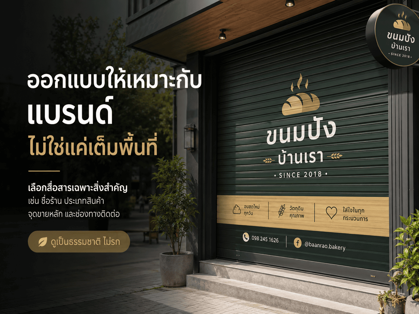 สติ๊กเกอร์ติดประตูม้วน