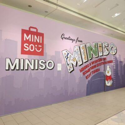 Hoarding Sticker หน้าร้าน