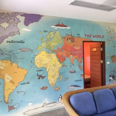 สติ๊กเกอร์ติดผนัง Co-working Space