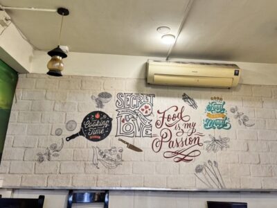 สติ๊กเกอร์ติดผนังร้านอาหาร
