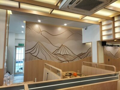 สติ๊กเกอร์ติดผนังร้านอาหาร