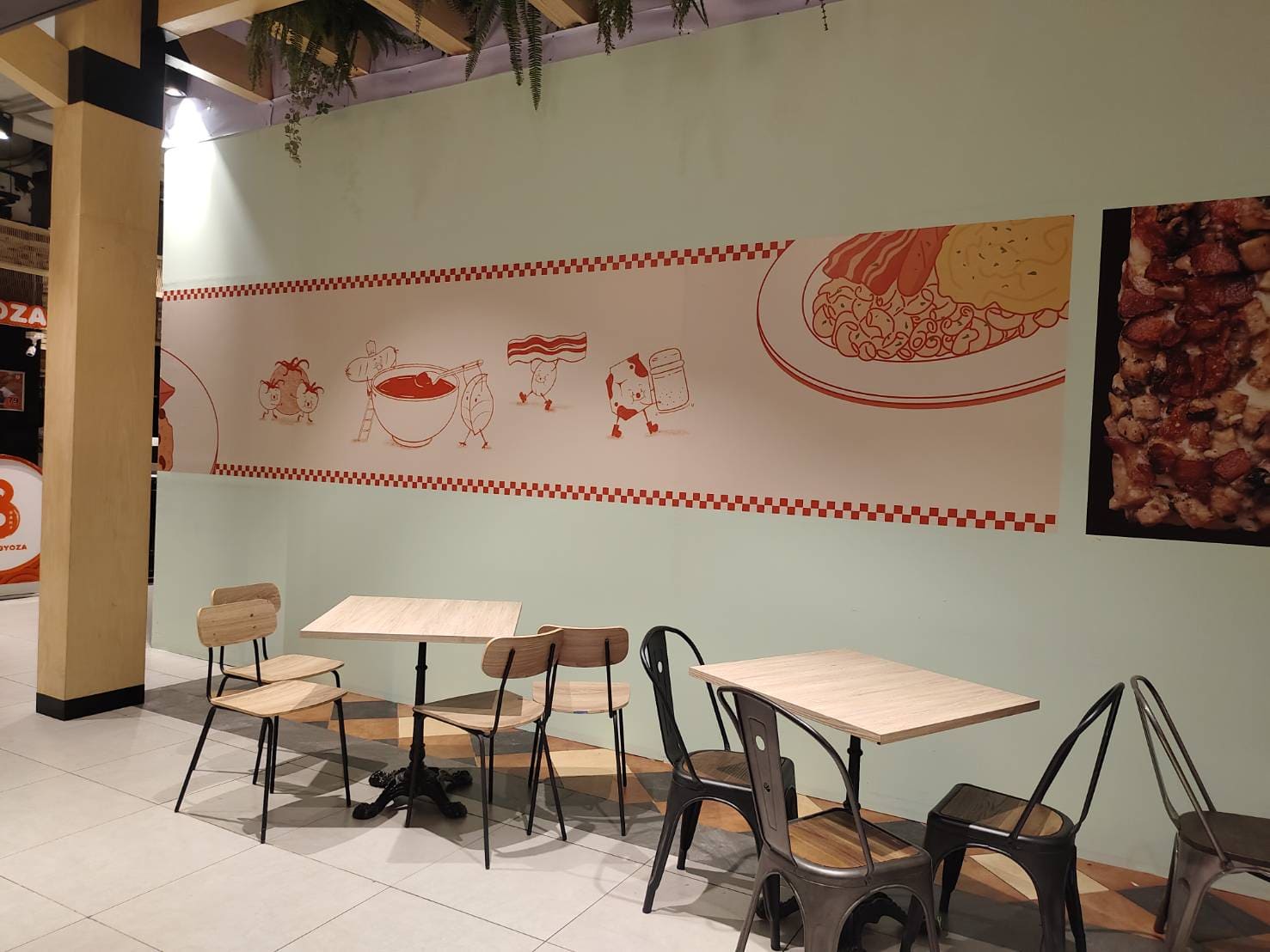 สติ๊กเกอร์ติดผนังร้านอาหาร