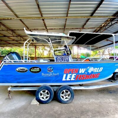 สติ๊กเกอร์โฆษณาติดเรือ