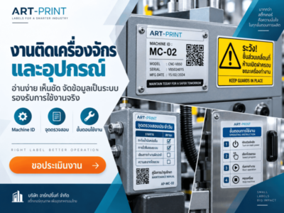 สติ๊กเกอร์อุตสาหกรรม