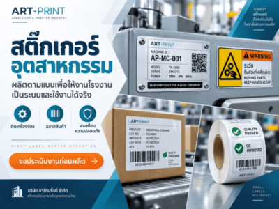 สติ๊กเกอร์อุตสาหกรรม