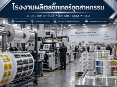 รับผลิตสติ๊กเกอร์อุตสาหกรรม