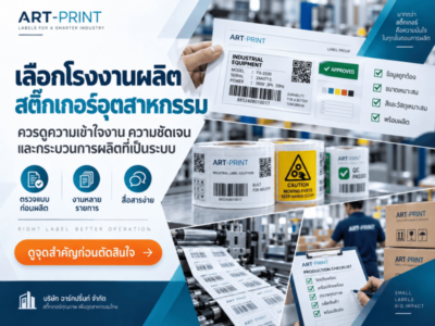 สติ๊กเกอร์อุตสาหกรรม
