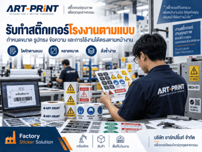 สติ๊กเกอร์โรงงาน