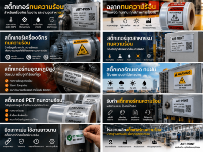 สติ๊กเกอร์ทนความร้อน