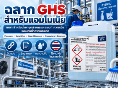 ฉลาก GHS สำหรับแอมโมเนีย