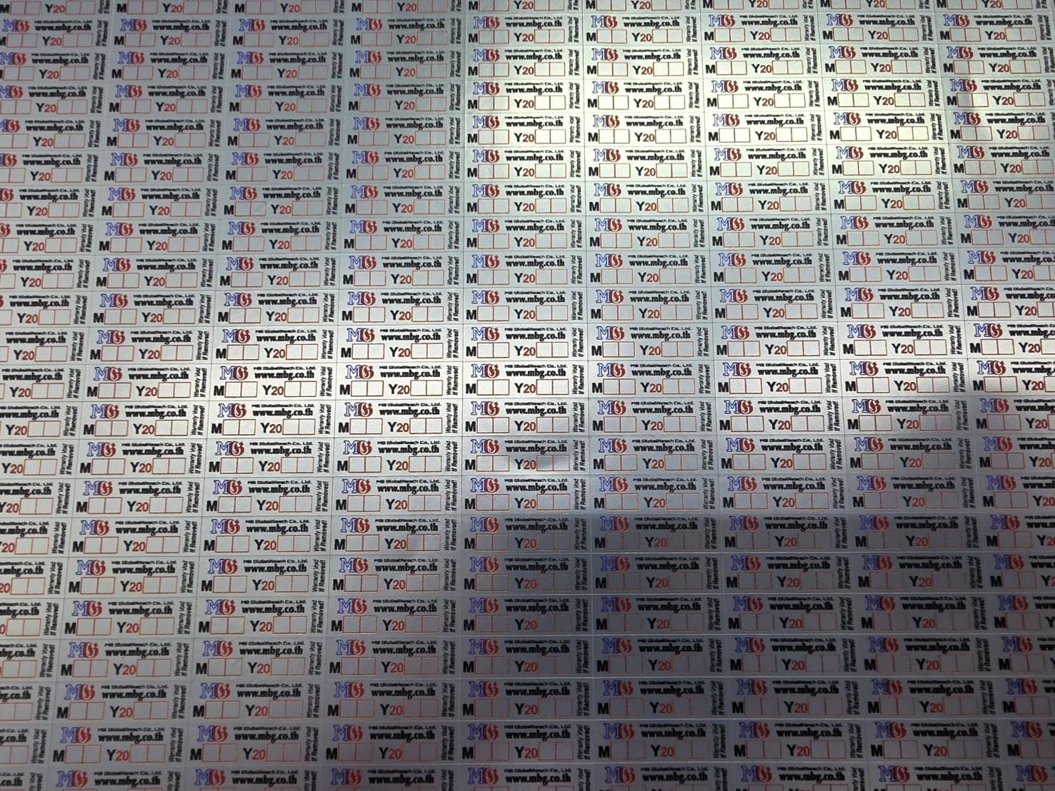 รับผลิตสติ๊กเกอร์อุตสาหกรรม