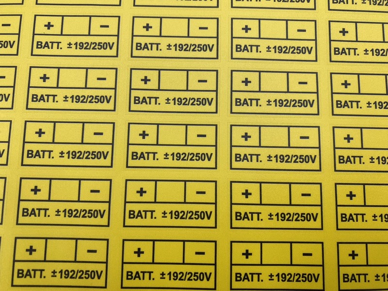 สติ๊กเกอร์ทนสารเคมี