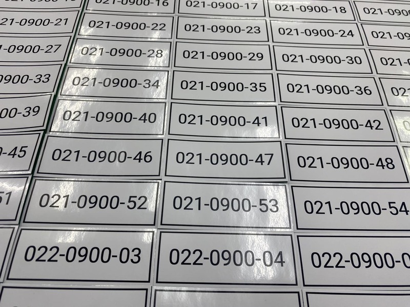 สติ๊กเกอร์ทนสารเคมี