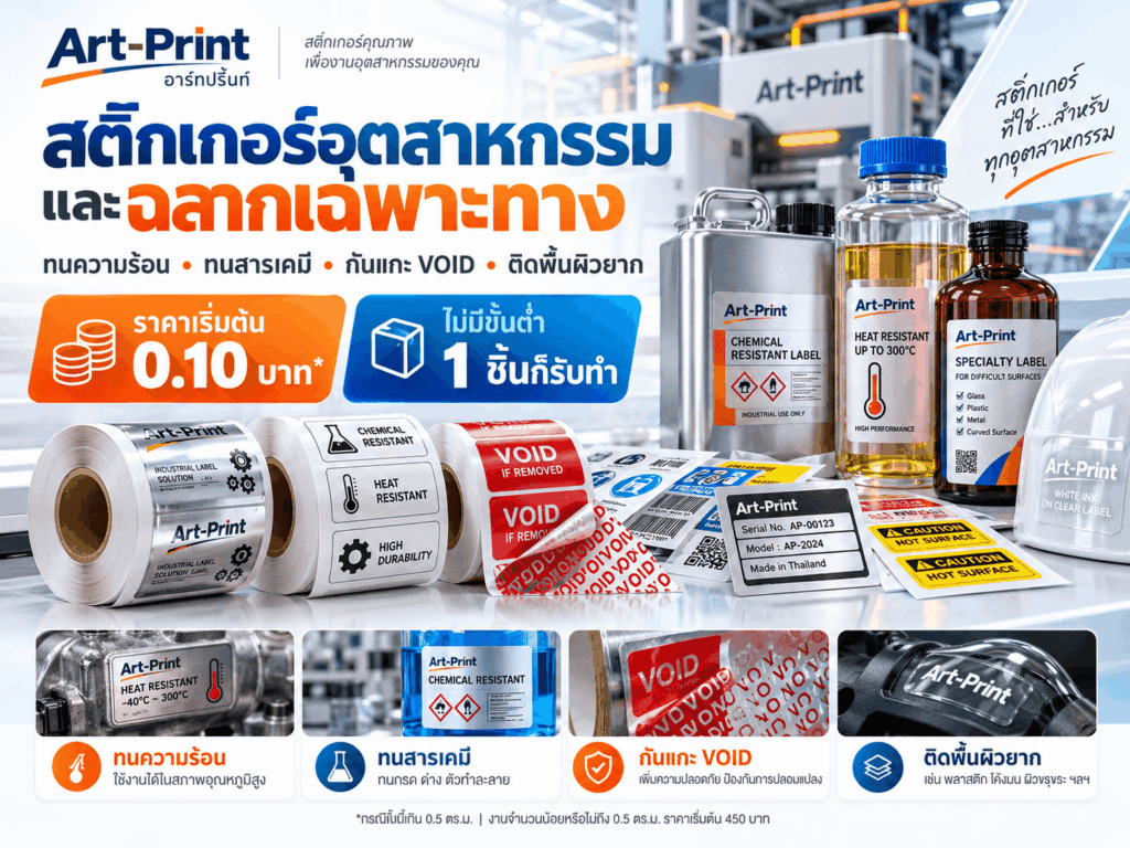 Art-Print สติกเกอร์อุตสาหกรรม