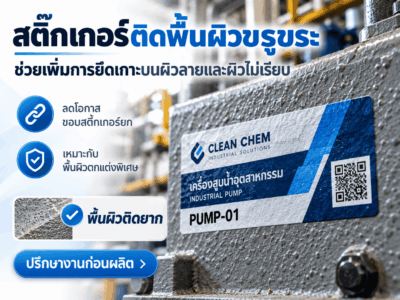 สติ๊กเกอร์ติดพื้นผิวขรุขระ